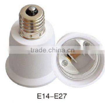 E14 TO E27 plastic screw shell lampholder adapter