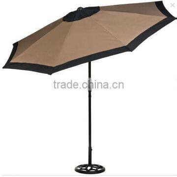 Outdoor Polyester Rotating Strong Steel Ribbed Umbrella CK1407