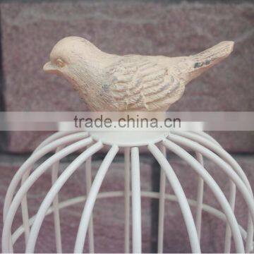 Bird Cage Outdoor Hanging Solar Candle Lantern photo-5