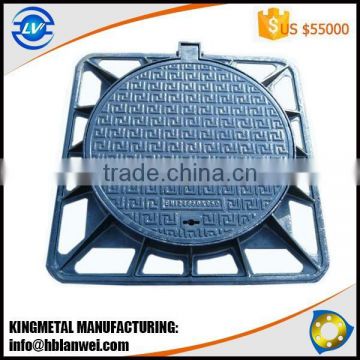 Heavy Duty EN124 D400 C/O 600mm Ductile Iron GGG50 Round manhole cover