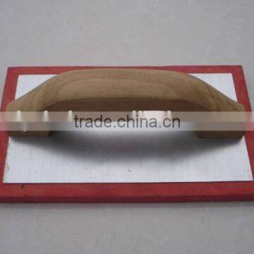 high quality hand tools, wooden handle trowel float with Eva blade