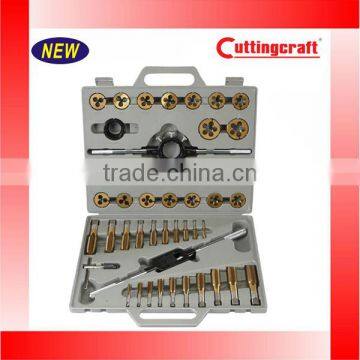 Alloy Steel TiN Coated Tap and Die Set 45PCS