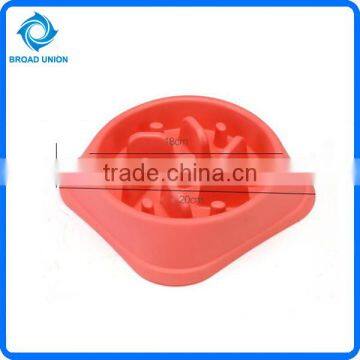 Factory Sale Plastic Slow Feed Dog Bowl Travel Dog Food Bowl photo-2