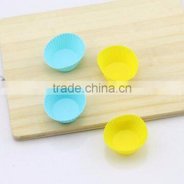 Colorful Round-shape Mini Silicone Cake Mold photo-5