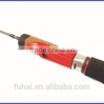 Charming Red 63cm Ice Fishing Rod with Carbon Fiber Blank and Cork Handle