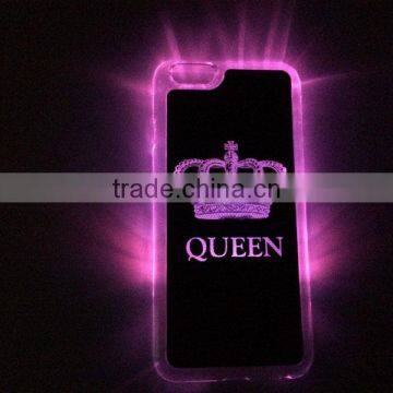 2015 New Design Creative For Iphone 6s Flash Light PC Phone Back Case photo-2