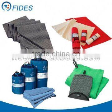 premium polyester polyamide microfiber sports towel suede