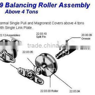 Macgregor Hatch Cover Parts 22.09 Balance Roller Assembly