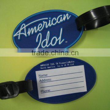 Custom Logo Name Tag PVC Luggage Tag