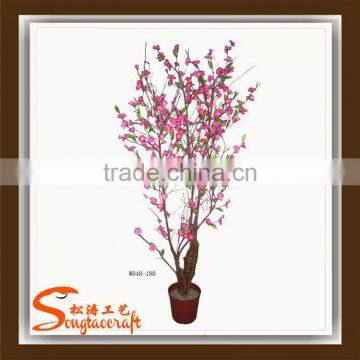Manufacturer China Artificial Cherry Tree Dacorative Indoor Artificial Tree Mini Artificial Cherry Blossom Tree photo-3