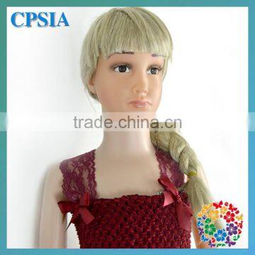 Fancy Formal Scarlet Color Tulle Dresses For Baby Girls Wedding Dress Birthday Tutu Dress For Baby Girl With Crochet Top photo-4