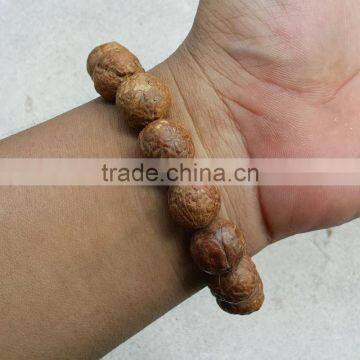 15 Beads Phoenix Eye Bodhi Seed Genuine Indonesian Buddha Chitta Mala Phrengba photo-5