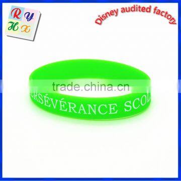 Glow in the Dark Silicone Bracelet/ Glowing Silicone Wristband/ Promotion Wrist Bands
