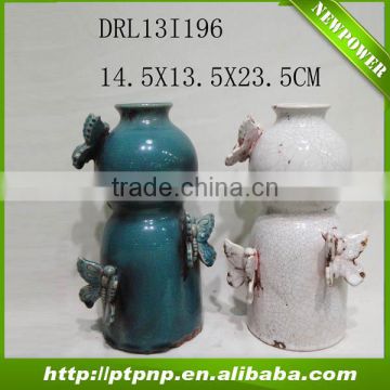 Cheap Wholesale garden ceramic flower vase