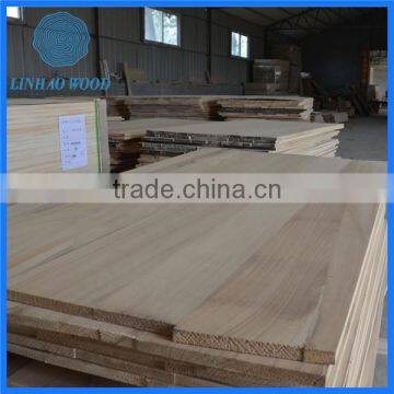 paulownia wood edge glued panel in solid wood boards