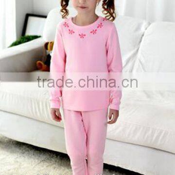 100% Cotton Kids Pajama Blank Boys and Girls Shirts+pants Pajama Sleepwear Baby Pajamas photo-6
