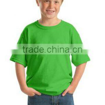 Seamless O Neck Boys Design Plain T-shirt 100% Cotton Boys T-shirt photo-2