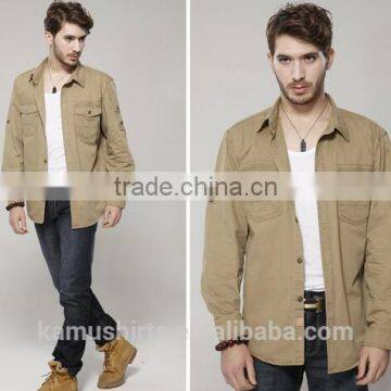 Outdoors Casual Sportswear Safari Shirt Men photo-2