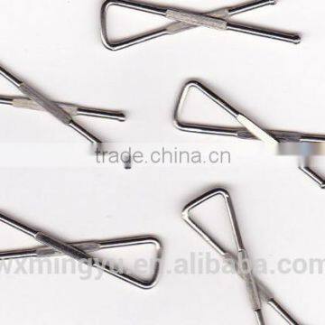 China Manufacturer Flat Crossover Metal shirt Clips