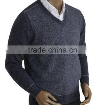 Business Suits Men's V-neck Cashmere Sweater