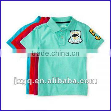 Short Sleeve hi Vis Embroidery Fashion Cheap Kids Polo Shirts Wholesale