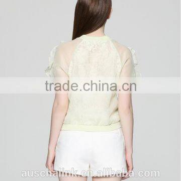 Hot Sale Summer Ladies Lightweight Short Style Silk Jacket OEM Service photo-5