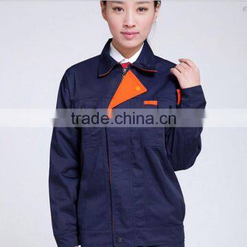 Customers' Logo FOR Blue Workers Uniform Women Mechanic Overalls