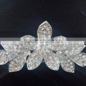 Hot Sale Alloy Tiara Top Rhinestone Crown Hair Jewelry for Girl Wedding Jewelry photo-3