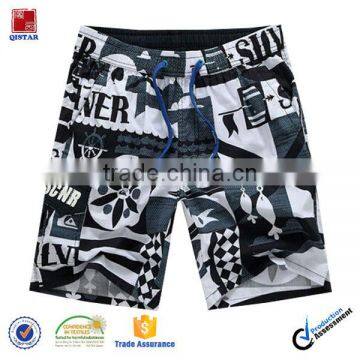 black breathable camo shorts for men