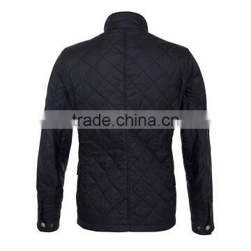 Men Lightweight Stand Collar Quilted Padding Jacket photo-2