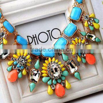 F20008N Hot Fashion Style Classical Necklace Women Gemmed Necklace photo-4