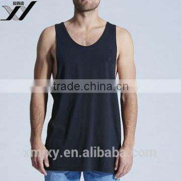 2017 Men Tank Top Front on The Back 100% Cotton OEM Service Bulk Wholesale