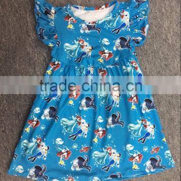Low Price Elegant Patterns Beautiful Flaky Print Girl Dress Names With Pictures photo-2