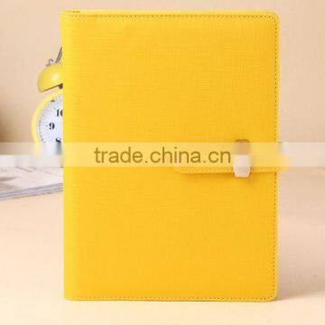 Custom Faux Leather Planner 6 Holes Loose Leaf Binder Clip Diary Notebook photo-5