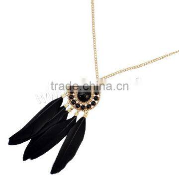 Zinc Alloy Sweater Chain Necklace Western Necklace photo-3