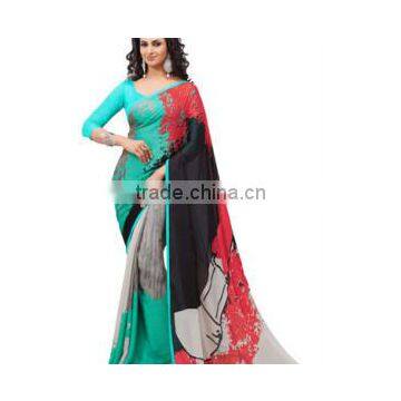 Attractive Party Wear Sarees 17411