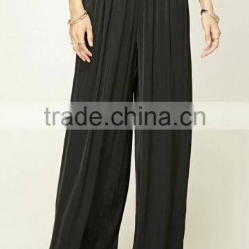 New Fashion Summer Oem Service Loose Wide Leg Ladies Chinos Trousers photo-5