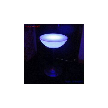 Nightclub Led Cylinder Bar Cocktail Table Furniture photo-3