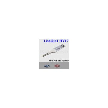 hot sale high quality lockpick locksmith Lishi HY17 2-in-1 Decoder and Pick ,Hyundai/KIA