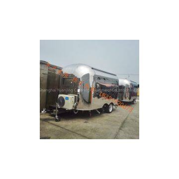 TELESCOPE Fryer Stainless Steel Food Trailer Bbq Fast Food Truck Flat Grill Mobile Food Cart