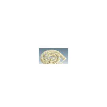 6P4C plug to jack coiled extension cord
