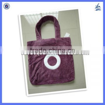 OEM requests cotton beach towel cotton terry bag