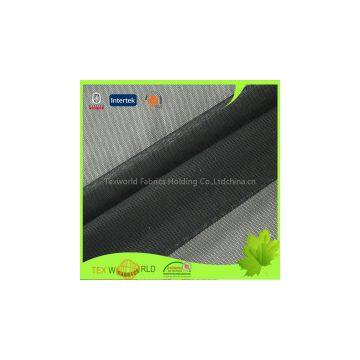 Black Light Nylon Spandex Mesh Lingerie Fabric