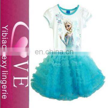 In Stock new design fashion Elsa Dress Wholesale Princess Elsa Costume