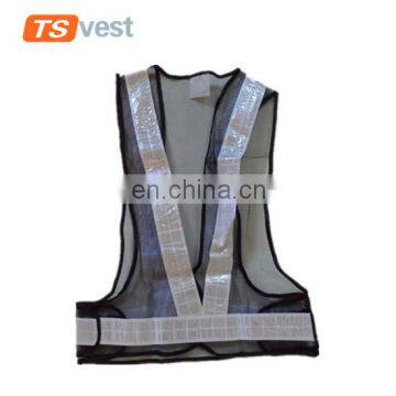 Mesh Fabric Grey Running Reflective Vest for Sports photo-2