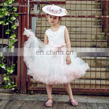 XXLF105 white princess dresses for girl baby tutu dress girl dress party ball gown