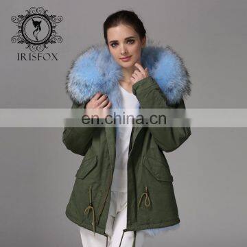 Irisfox female winter waterproof wholesale parka jacket for winter