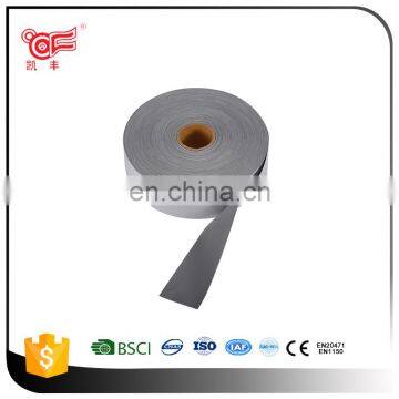 High light slivery reflective fabric with strips for reflective materials K-7001