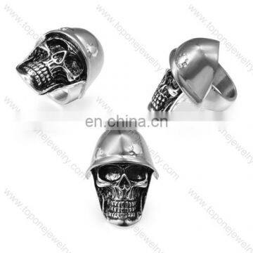 2017 stainless steel jewelry straight mens grim reaper skull ring