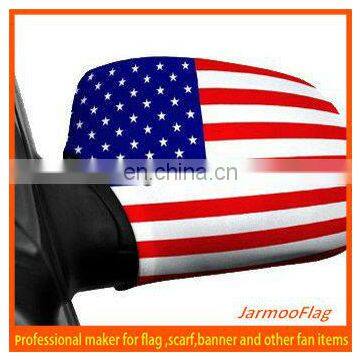 Custom fan American car mirror cover flag